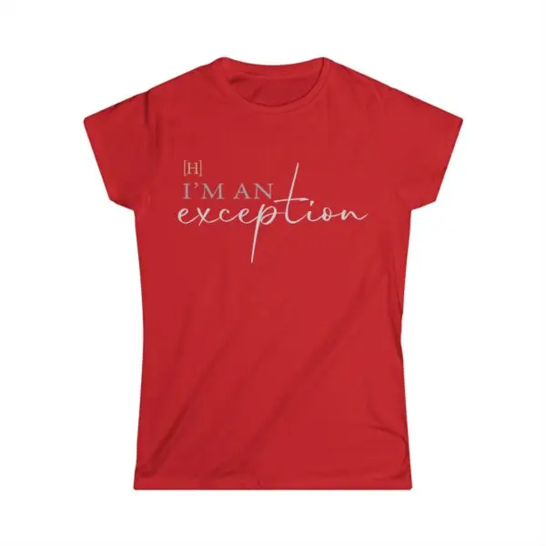 I'm an Exception softstyle t-shirt - Image 19