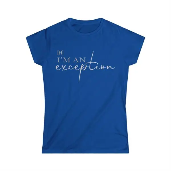 I'm an Exception softstyle t-shirt - Image 10