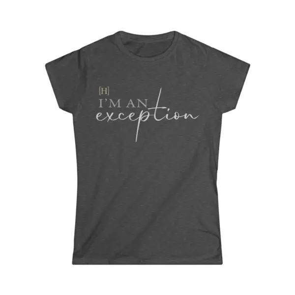 I'm an Exception softstyle t-shirt - Image 4