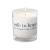 Safe to Hope Glass jar soy wax candle - Image 5